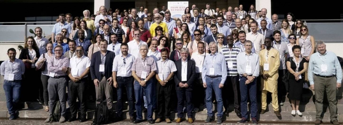 ICARDA scientists with fellow participants in FSTP3 in 2018
