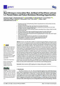 Rust (Uromyces viciae-fabae Pers. de-Bary) of Pea (Pisum sativum L.): Present Status and Future Resistance Breeding Opportunities