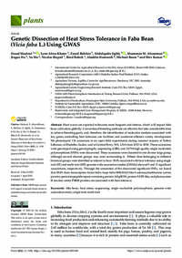 Genetic Dissection of Heat Stress Tolerance in Faba Bean (Vicia faba L.) Using GWAS