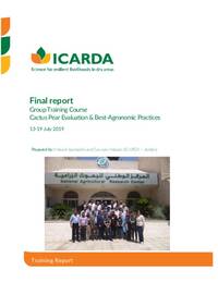 Final report: Group Training Course on Cactus Pear Evaluation & Best-Agronomic Practices