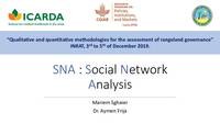 SNA: Social Network Analysis