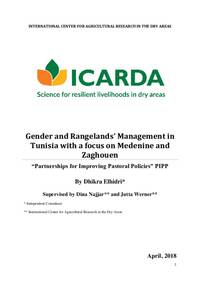 Gender and Rangelands’ Management in Tunisia with a focus on Medenine and Zaghouen “Partnerships for Improving Pastoral Policies” PIPP 