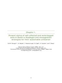 Present status of salt-affected and waterlogged soils in Dasht-e-Azadegan and management strategies for their sustainable utilization