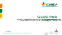 Strengthening Knowledge Management for Greater Development Effectiveness - ICARDA CNA Approach