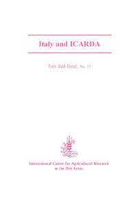 Ties that Bind: Italy and ICARDA