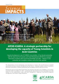 AFESD-ICARDA: A strategic partnership for developing the capacity of Young Scientists in Arab Countries