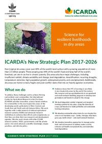 ICARDA’s New Strategic Plan 2017-2026 Highlights