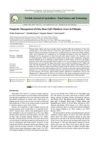 Fungicide Management of Faba Bean Gall (Olpidium viciae) in Ethiopia