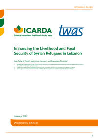 Enhancing the Livelihood and Food Security of Syrian Refugees in Lebanon