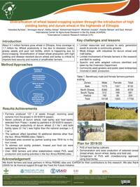 Diversification of wheat based cropping system through the introduction of high yielding barley and durum wheat in the highlands of Ethiopia 