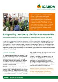 Strengthening the capacity of early-career researchers: Investments to secure the future productivity and resilience of dryland agriculture 