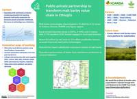 Public-private partnership to transform malt barley value chain in Ethiopia
