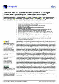 Trends in Rainfall and Temperature Extremes in Ethiopia: Station and Agro-Ecological Zone Levels of Analysis