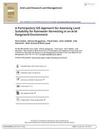 A Participatory GIS Approach for Assessing Land Suitability for Rainwater Harvesting in an Arid Rangeland Environment