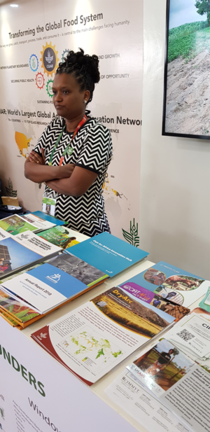 CGIAR boot at the AGRF 2019