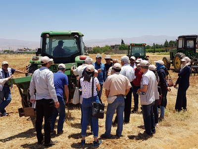 Practical sessions on agricultural machinery 