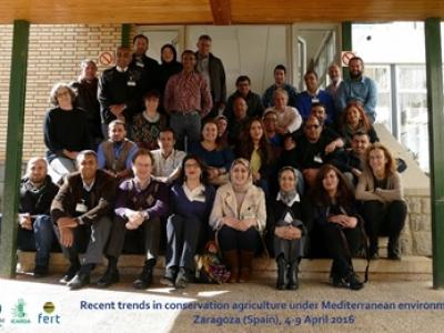 Participants and lecturers of the advanced international course on Conservation Agriculture in the Mediterranean Environments 