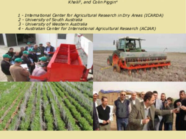The Practical Implementation of Conservation Agriculture in the Middle East 