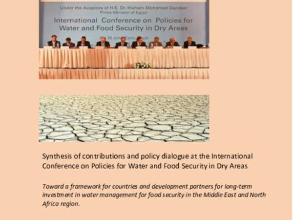 Policies for Water and Food Security  in Dry Areas