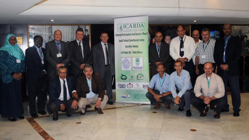 Participants of the Technical Committee and Steering Committee Meetings of the Arab Food Security Project in Rabat, Morocco.