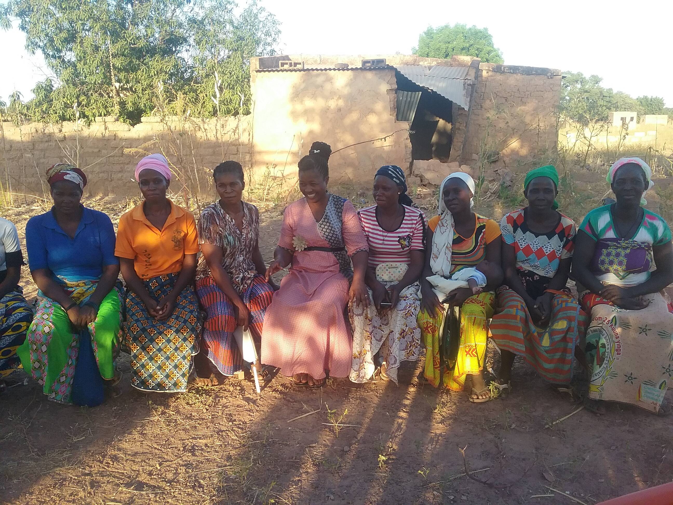 Female cowpea farmers, Burkina Faso