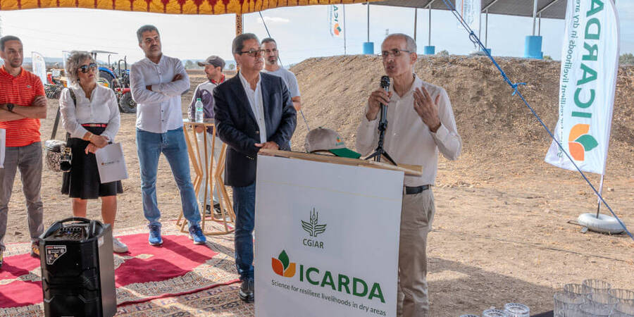 Welcome by Aly Abousabaa, ICARDA Director General and CGIAR Regional Director-CWANA, and Dr. Faouzi Bekkaoui, INRA-Morocco Director General