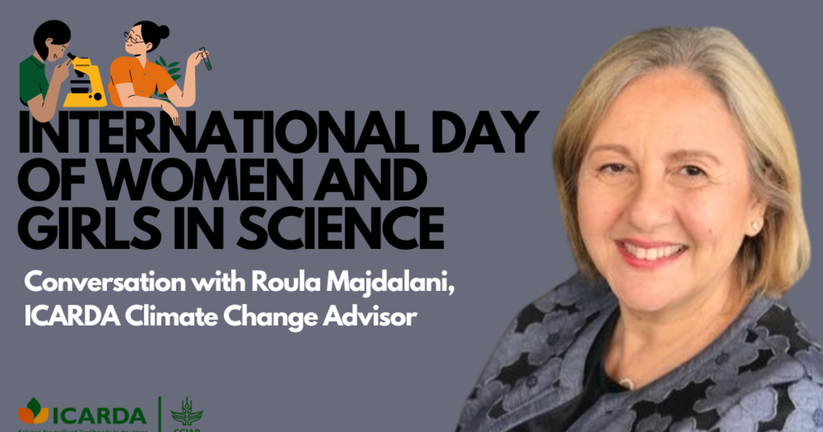 Q&A With Roula Majdalani ICARDA